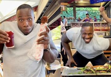 Sosyal medya fenomeni Big Groove İstanbul'da kebap ziyafetiyle dans etti
