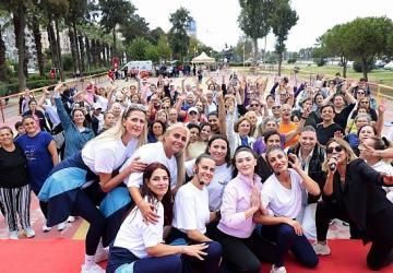 Konaklılar güne yogayla başladı