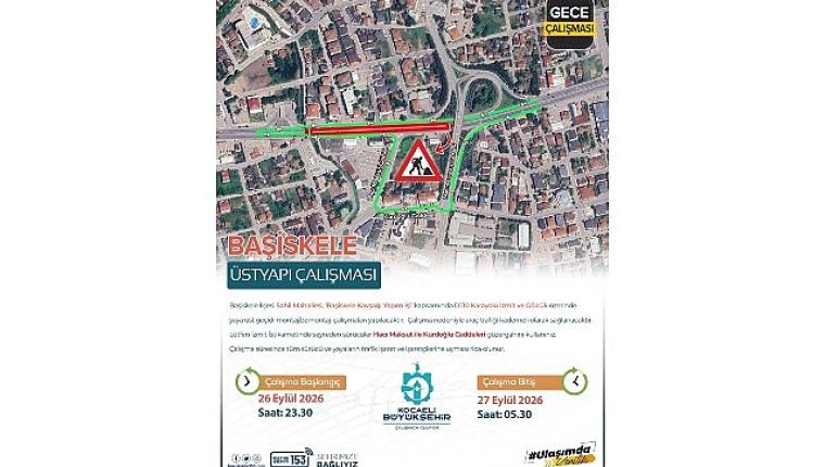 Başiskele Kavşağı'nda trafik kontrollü sağlanacak