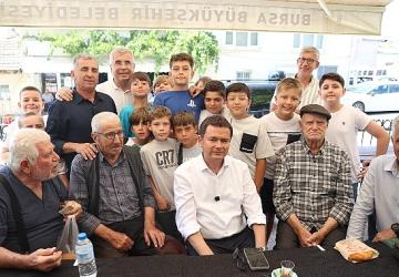 Başkan Erkan Aydın'a Vatandaşlardan Yoğun İlgi