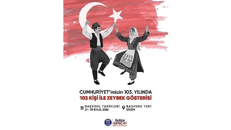 Didim Belediyesi'nden Cumhuriyet'in 103. Yılına Özel Zeybek Gösterisi