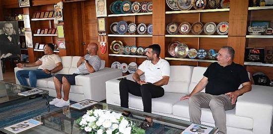 Kemer Su Sporları Derneği'nden Başkan Topaloğlu'na ziyaret