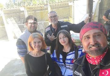 Motosiklet tutkunlarından can dostlarına anlamlı destek