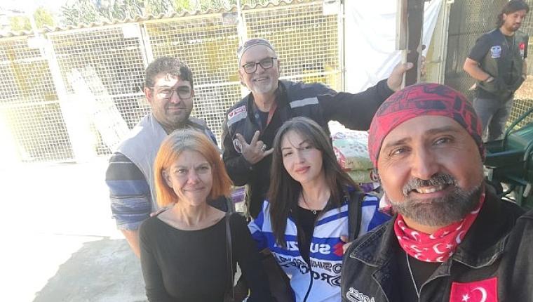 Motosiklet tutkunlarından can dostlarına anlamlı destek