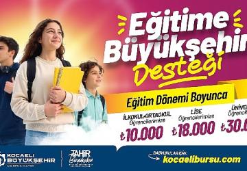 Büyükşehir'in eğitim desteğine başvurular başladı