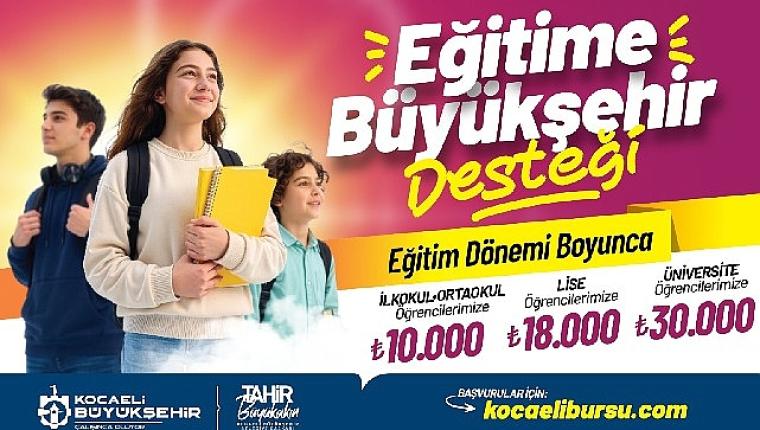 Büyükşehir'in eğitim desteğine başvurular başladı
