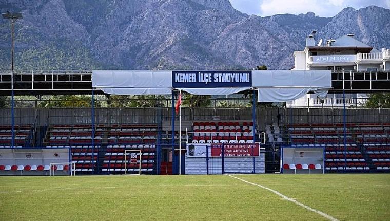 Kemer İlçe Stadı yeni sezona hazır