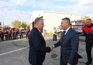 Başkan Balkan, İtfaiye Haftası'nda Kahraman İtfaiyecilerle Buluştu