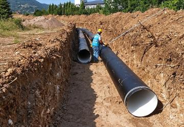 İSU'dan Rahmiye'ye 5.000 Metreküplük Yeni Su Deposu