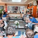 Erasmus öğrencilerinden Başkan Topaloğlu'na ziyaret