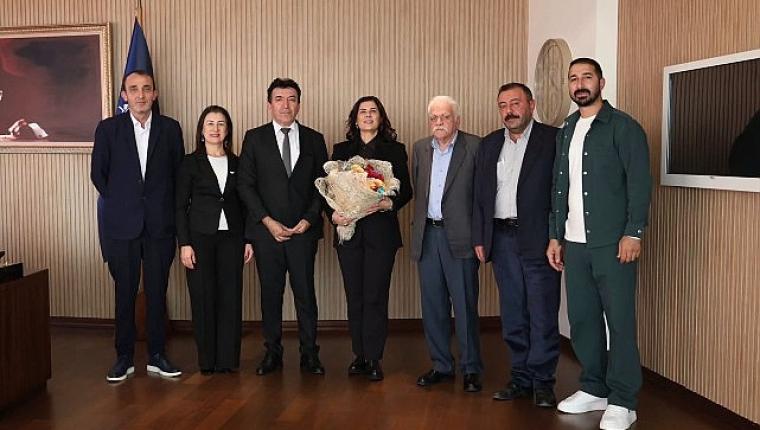 Başkan Çerçioğlu'na Nazilli Lokantacılar ve Kasaplar Odası Başkanı Arslan'dan ziyaret