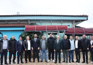 Başkan Şadi Özdemir Bursaspor tribün liderleriyle bir araya geldi