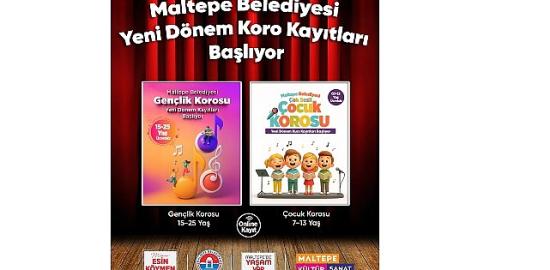 Maltepe Belediyesi'nin Çocuk ve Gençlik Korosu yeni seslerini arıyor