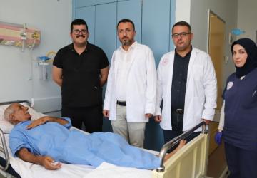 Kahta'da anjiyo hizmetinde 100. hasta sevinci: Kalp vakalarında il dışına sevk ihtiyacı azalıyor