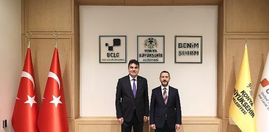Milli Savunma Bakan Yardımcısı Heybet, Konya Büyükşehir'i Ziyaret Etti