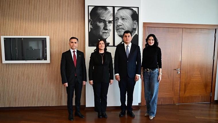 Başkan Çerçioğlu'na AYSO Yönetim Kurulu Başkanı Maraş ve Gözlüklü'den Ziyaret
