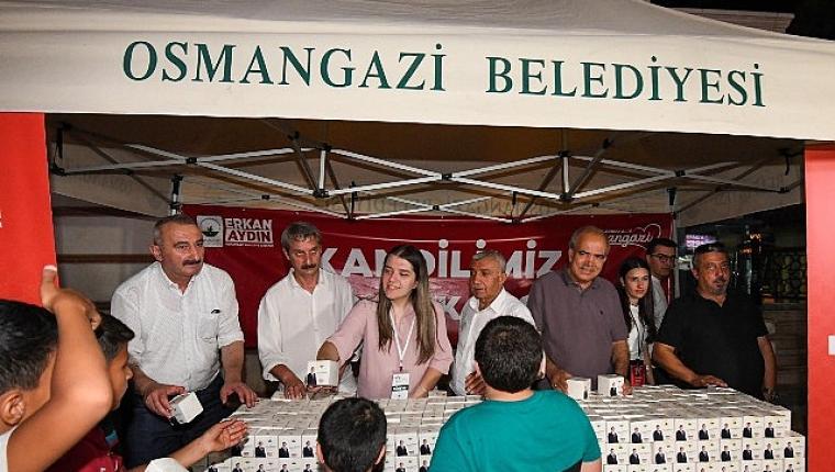 Osmangazi Belediyesi'nden Mevlit Kandili'nde Geleneksel İkram