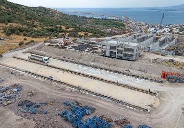 İzmir'in üçüncü büyük arıtma tesisi Dikili'de yükseliyor
