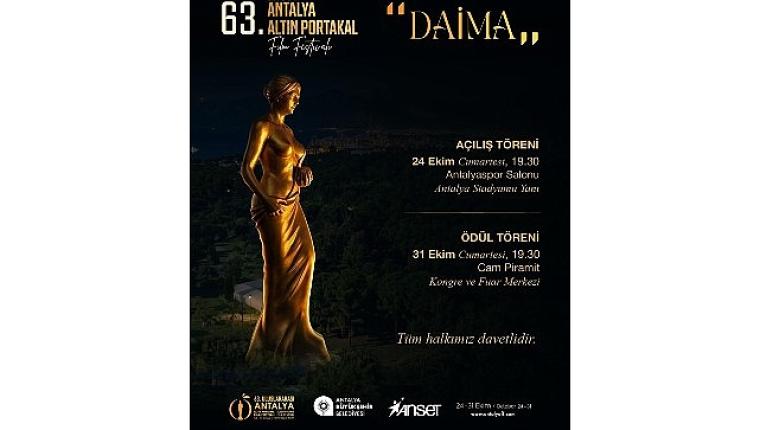 63. Altın Portakal'da sinema şöleni başlıyor