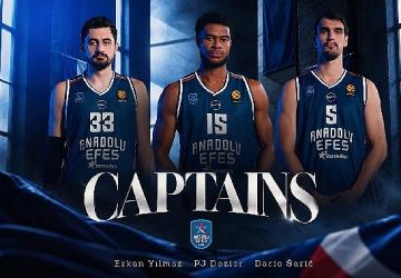 Anadolu Efes yeni kaptanlarını duyurdu