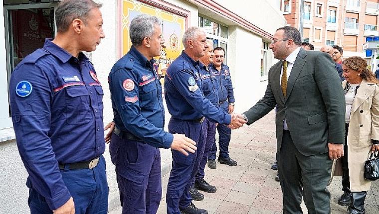 Üsküdar Belediye Başkan Vekili Gültekin'den İtfaiyecilere: “Minnet Duymamız Gereken Kahramanlarsınız"