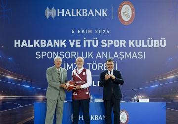 Halkbank, İTÜ Spor Kulübü Basketbol Takımı'nın İsim Sponsoru Oldu
