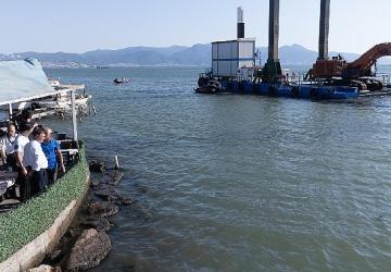 1,5 milyon ton dip çamuru çıkarıldı, rota kuzeye çevrildi