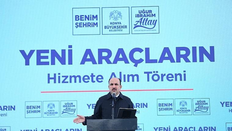 Başkan Altay: “419 Milyon Lira Bedelle Şehrimize Kazandırdığımız 54 Yeni Araç Hayırlı Olsun"