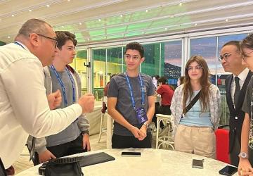 İl Millî Eğitim Müdürü Dr. Ömer Yahşi, ETKİM Genç Tekno Girişim Kampı'nı Ziyaret Etti