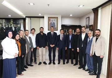 Hamza Dağ'dan Başkan Yıldız'a Hayırlı Olsun Ziyareti