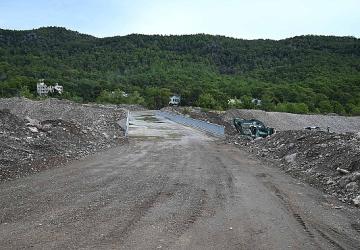 Çomaklar mevkisindeki köprü tamamlandı