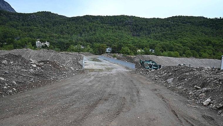 Çomaklar mevkisindeki köprü tamamlandı