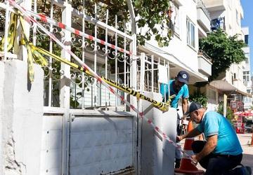 Yenişehir Belediyesi çökme bölgesinde tüm önlemleri aldı