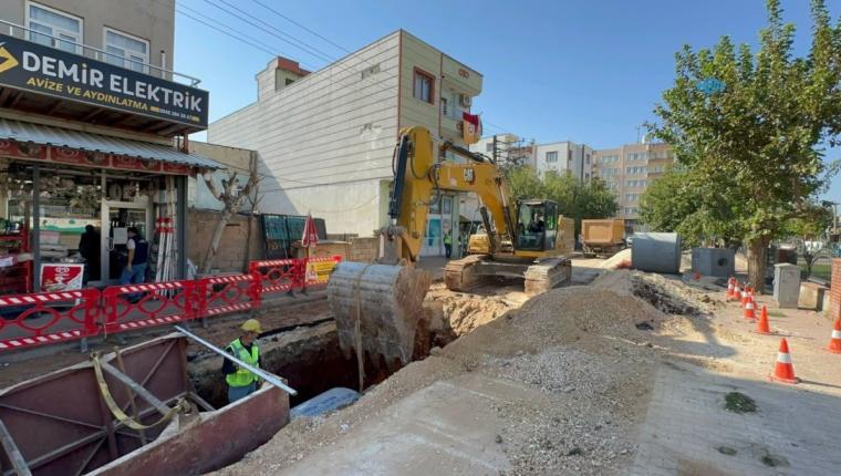 Adıyaman’da su baskını riskine karşı 8 bin 267 metrelik yağmursuyu hattı yapılıyor
