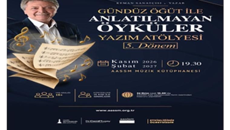 “Anlatılmayan Öyküler" Atölyesi'nin 5. dönemi başlıyor