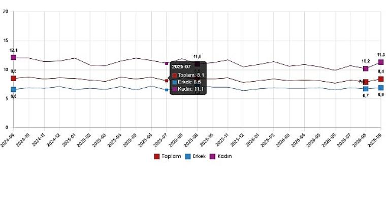 İşgücü İstatistikleri, Eylül 2026