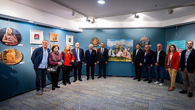 KAÇUV'un “12 Renk, Binlerce Umut" sergisi sanatseverlerle buluştu