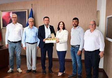Başkan Çerçioğlu'na Koçarlı Ziraat Odası'ndan Ziyaret