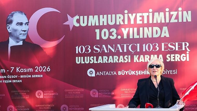 Büyükşehir'den Cumhuriyet'in 103. yılına sanatsal kutlama