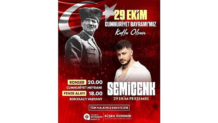 Antalya'da Cumhuriyet coşkusu fener alayı ve Semicenk konseriyle yaşanacak
