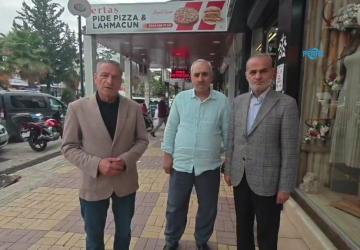 Tahsin Çatan ve Mehmet Çatan’dan yağıştan etkilenen esnafa ziyaret - Videolu Haber
