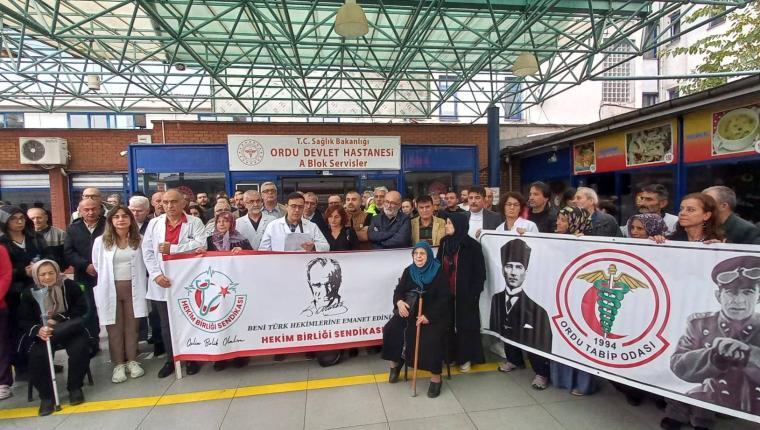 Ordu Tabip Odası ve Hekim Birliği’nden ortak açıklama: Ordu Devlet Hastanesi korunsun