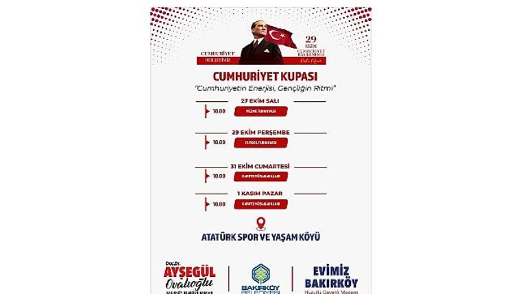 Bakırköy Belediyesinden Cumhuriyet Bayramı'na Özel Dolu Dolu Program