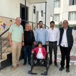 ADIYAMAN (PERRE) - (Şeriban ÖZÇAKMAK) - 6 Şubat depremlerinde enkaz altında 72 saat kalan, iki bacağını ve sağ kolunu kaybeden 44 yaşındaki Zabit Babacan ile üç gün sonra kurtarılan ve iki bacağı ampute edilen 9 yaşındak...
