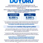 ADIYAMAN (PERRE) - (Mustafa KAMIŞ) - Kahta Belediyesi, üniversiteyi ilk kez kazanan ve başvuru şartlarını taşıyan öğrencilere yönelik eğitim desteğinin bu yıl da sürdürüleceğini açıkladı.