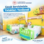 ADIYAMAN (PERRE) - (Berfin GÜRBÜZ) - Kahta Devlet Hastanesinde hasta konforunu artırmak ve sağlık hizmetlerinin kalitesini yükseltmek amacıyla yürütülen çalışmalar kapsamında Çocuk Servisindeki 24 yatak yenilendi.