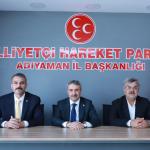 ADIYAMAN (PERRE) - (Berfin GÜRBÜZ) - AK Parti Teşkilat Başkan Yardımcısı ve Adıyaman Milletvekili Mustafa Alkayış, Adıyaman temasları kapsamında MHP Adıyaman İl Başkanı Ali Önat ile Saadet Partisi Adıyaman İl Başkanı Haş...