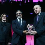 ANKARA (PERRE) - (Berfin GÜRBÜZ) - Cumhurbaşkanı Recep Tayyip Erdoğan, ABD'nin New York kentinde düzenlenen '100 Yıllık Dostluk: Türkiye-Amerika Birleşik Devletleri' etkinliğinde, Türkiye ile ABD arasındaki siyasi, ekono...