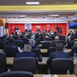 ANKARA (PERRE) - (Berfin GÜRBÜZ) - YENİ Parti Genel Başkanı Özgür Özel, partisinin genel merkezinde düzenlenen Milletvekili Çalışma Toplantısı'na başkanlık etti.