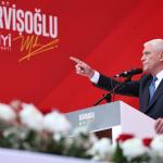 BALIKESİR (PERRE) - (Berfin GÜRBÜZ) - İYİ Parti Genel Başkanı Müsavat Dervişoğlu, Balıkesir Kuvayı Milliye Meydanı'nda düzenlenen "Bayrağı açma vakti, işte tam da bu zaman!